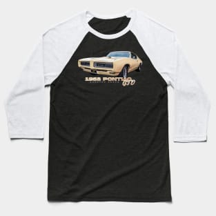 1968 Pontiac GTO Hardtop Coupe Baseball T-Shirt